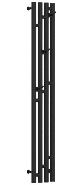 Полотенцесушитель электрический Сунержа Кантата 3.0 R 15x120, тёмный титан муар