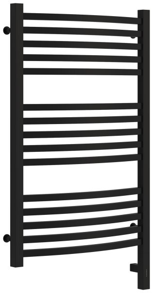 Полотенцесушитель электрический Сунержа Аркус 3.0 R 50x80, черный матовый