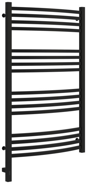 Полотенцесушитель электрический Сунержа Аркус 3.0 L 60x100, черный матовый
