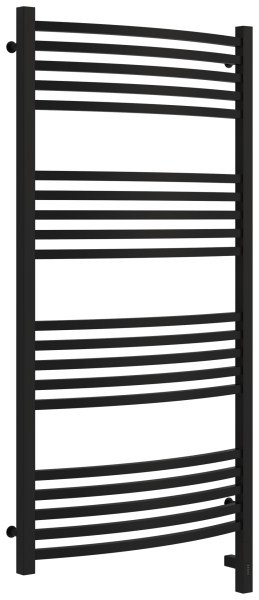 Полотенцесушитель электрический Сунержа Аркус 3.0 R 60x120, черный матовый