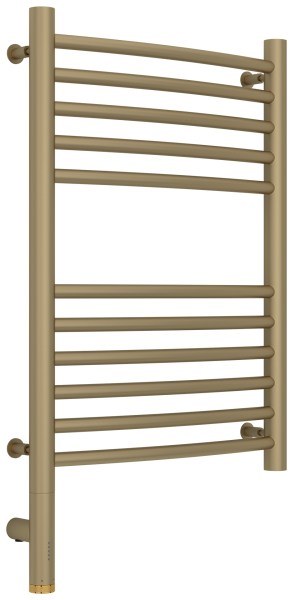 Полотенцесушитель электрический Сунержа Богема 3.0 L выгнутая 40x60, матовое золото