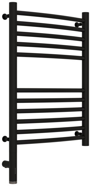 Полотенцесушитель электрический Сунержа Богема 3.0 L выгнутая 40x60, черный матовый