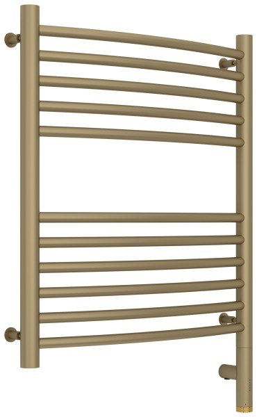 Полотенцесушитель электрический Сунержа Богема 3.0 R выгнутая 50x60, матовое золото