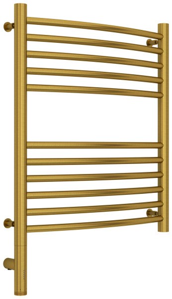 Полотенцесушитель электрический Сунержа Богема 3.0 L выгнутая 50x60, латунь