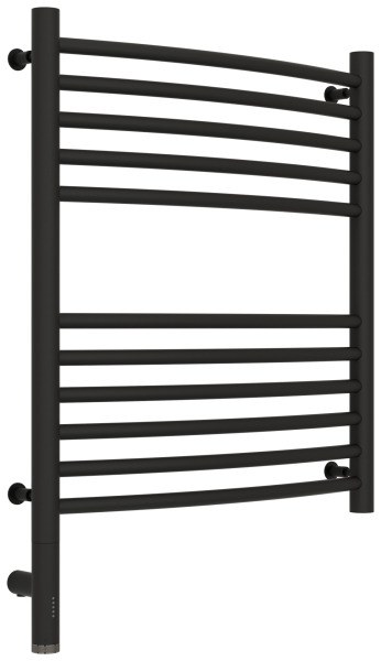 Полотенцесушитель электрический Сунержа Богема 3.0 L выгнутая 50x60, тёмный титан муар