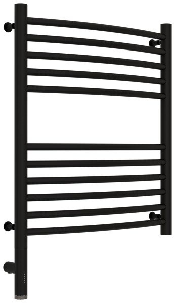 Полотенцесушитель электрический Сунержа Богема 3.0 L выгнутая 50x60, черный матовый