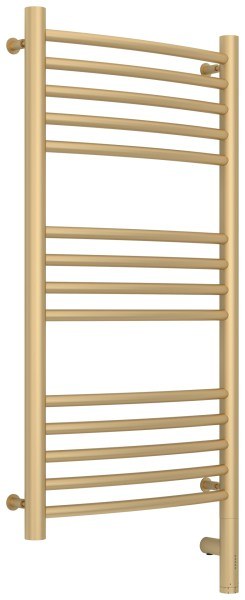 Полотенцесушитель электрический Сунержа Богема 3.0 R выгнутая 40x80, шампань матовая