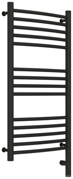 Полотенцесушитель электрический Сунержа Богема 3.0 R выгнутая 40x80, тёмный титан муар