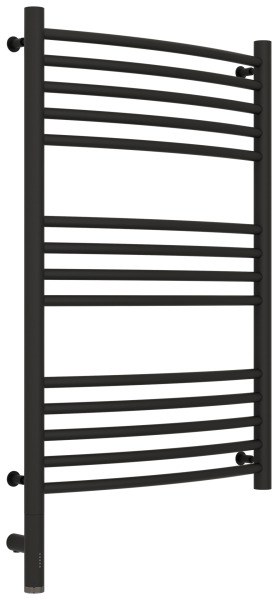 Полотенцесушитель электрический Сунержа Богема 3.0 L выгнутая 50x80, тёмный титан муар