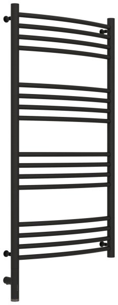 Полотенцесушитель электрический Сунержа Богема 3.0 L выгнутая 50x100, тёмный титан муар