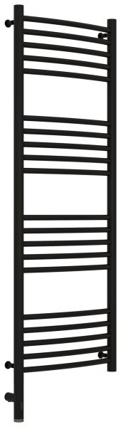 Полотенцесушитель электрический Сунержа Богема 3.0 L выгнутая 40x120, черный матовый