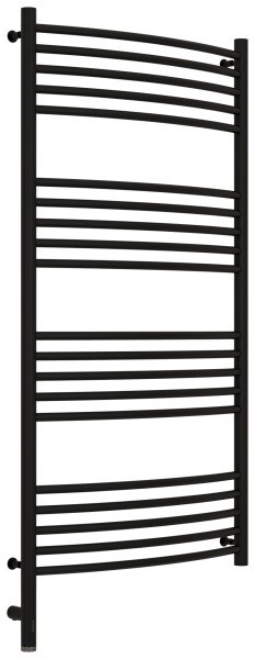 Полотенцесушитель электрический Сунержа Богема 3.0 L выгнутая 60x120, черный матовый