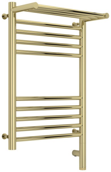 Полотенцесушитель электрический Сунержа Богема 3.0 R с полкой 40x60, шампань