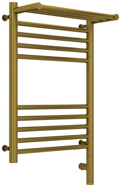 Полотенцесушитель электрический Сунержа Богема 3.0 R с полкой 40x60, бронза
