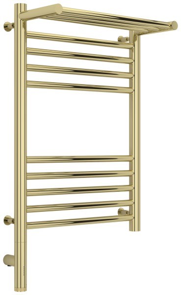 Полотенцесушитель электрический Сунержа Богема 3.0 L с полкой 40x60, шампань