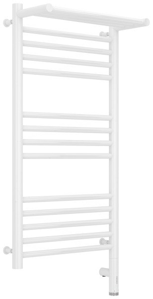 Полотенцесушитель электрический Сунержа Богема 3.0 R с полкой 40x80, белый