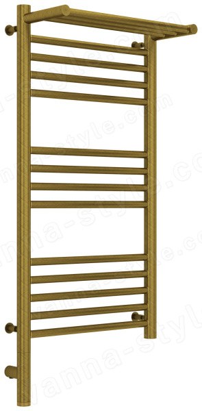 Полотенцесушитель электрический Сунержа Богема 3.0 L с полкой 40x80, бронза