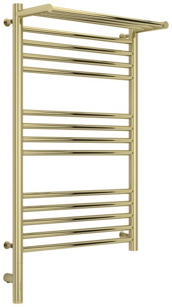 Полотенцесушитель электрический Сунержа Богема 3.0 L с полкой 50x80, шампань