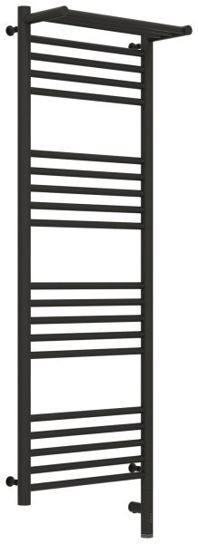 Полотенцесушитель электрический Сунержа Богема 3.0 R с полкой 40x120, тёмный титан муар