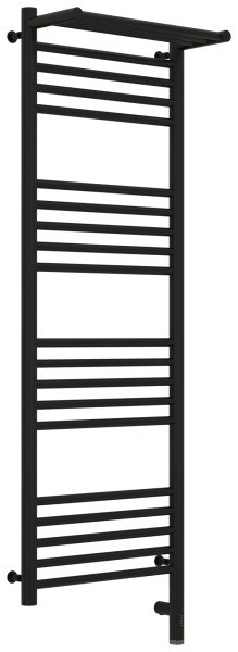 Полотенцесушитель электрический Сунержа Богема 3.0 R с полкой 40x120, черный матовый