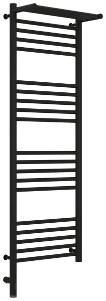 Полотенцесушитель электрический Сунержа Богема 3.0 L с полкой 40x120, черный матовый