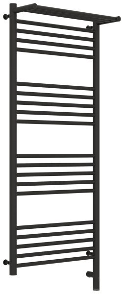 Полотенцесушитель электрический Сунержа Богема 3.0 R с полкой 50x120, тёмный титан муар