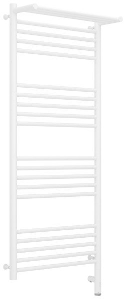 Полотенцесушитель электрический Сунержа Богема 3.0 R с полкой 50x120, белый матовый