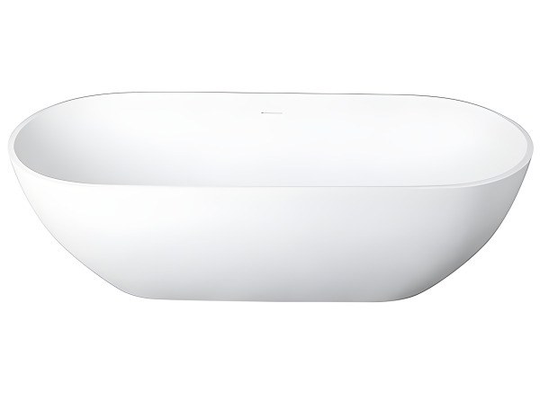 Ванна UNI-FLOW Oval FS307-1750 Gloss White 175x76 из искусственного камня