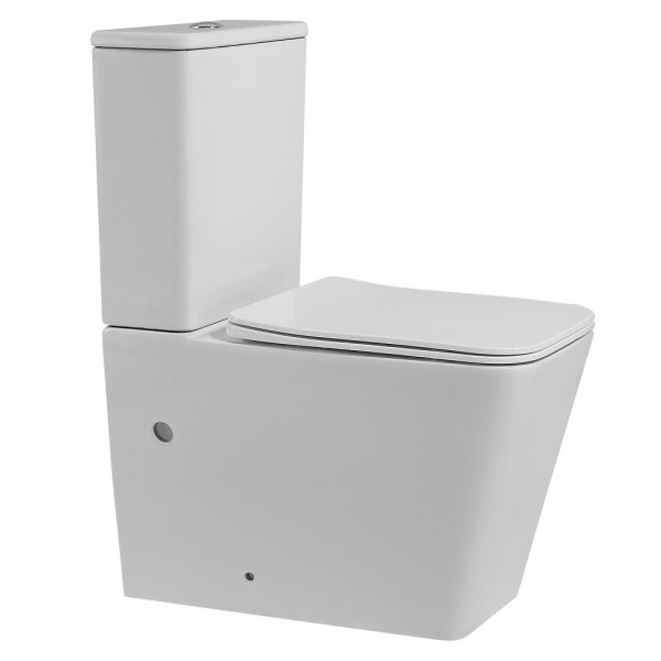 Унитаз-компакт Abber Rechteck AC1210 с сидением и бачком с сидением и бачком