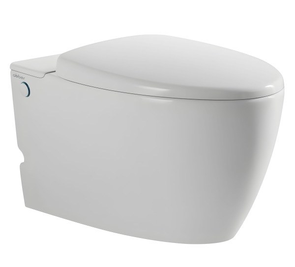 Подвесной унитаз Abber Bequem AC1107P, белый с сиденьем, белый с сиденьем