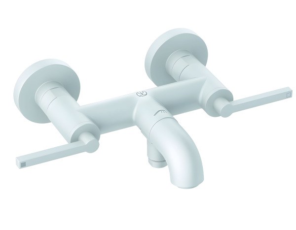 Смеситель для ванны Kludi Nova Fonte Puristic 205405315, белый матовый