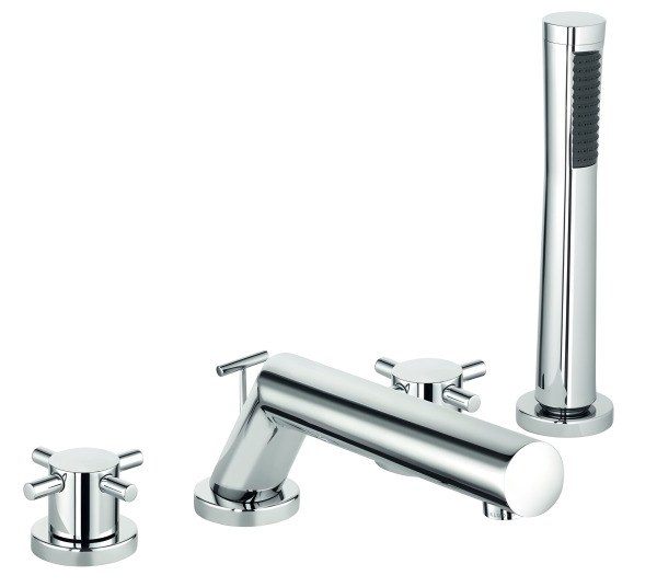 Смеситель для ванны Kludi Bozz 384240520, хром, хром