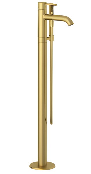 Напольный смеситель для ванны Kludi Bozz 38590N076 с душем, бронза