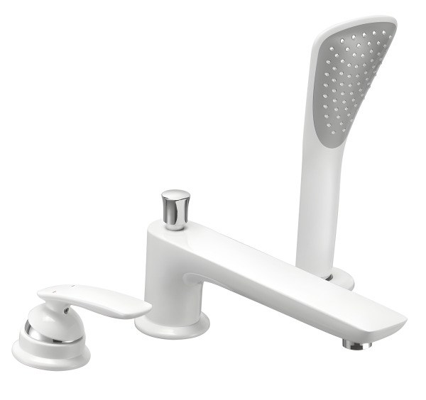 Смеситель для ванны Kludi Balance 524479175, белый матовый, белый матовый