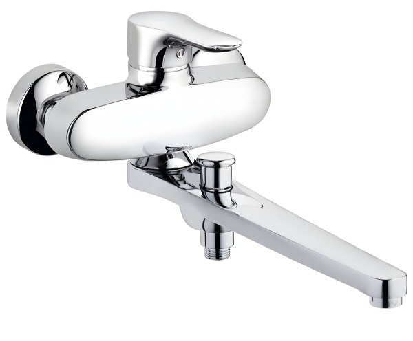 Смеситель для ванны Kludi Objekta 324910575, хром, хром