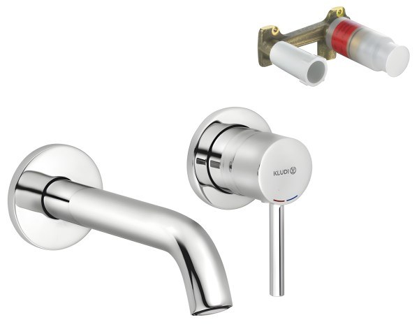 Смеситель для раковины Kludi Bozz Set 382440576S, хром встраиваемый, хром