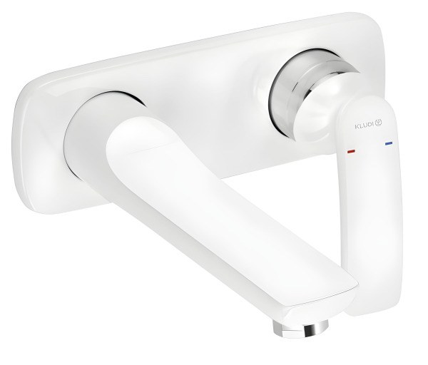 Смеситель для раковины Kludi Balance 522469175, белый матовый встраиваемый, белый матовый