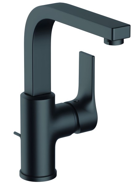 Смеситель для раковины Kludi Zenta SL 480273965, черный матовый, черный матовый