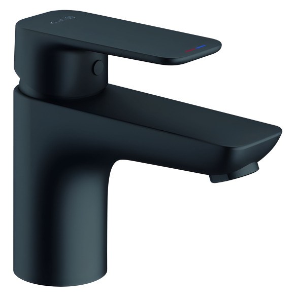 Смеситель для раковины Kludi Pure&Style 400283975, черный матовый