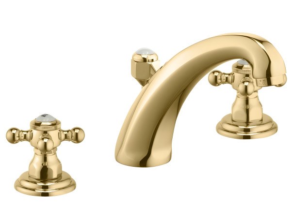 Смеситель для раковины Kludi Adlon 510434520, золото, золото