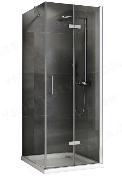 Душевой уголок Abber Zart AG08080P-S81 80x80, профиль хром 80x80, профиль хром