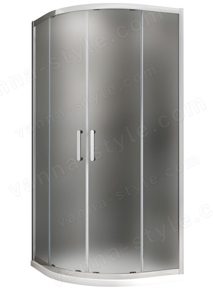 Душевой уголок Abber Schwarzer Diamant AG01080M 80x80, профиль хром 80x80, профиль хром