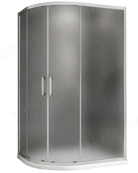 Душевой уголок Abber Schwarzer Diamant AG01118M 110x80, профиль хром 110x80, профиль хром