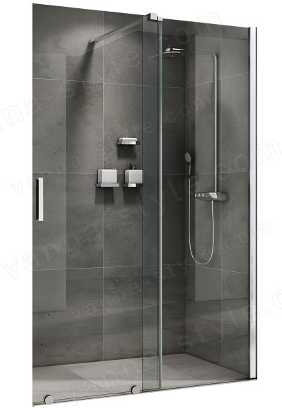 Душевая дверь Abber Komfort AG90120 120x200, профиль хром 120x200, профиль хром
