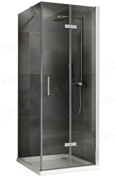 Душевой уголок Abber Zart AG08070P-S81 70x80, профиль хром 70x80, профиль хром