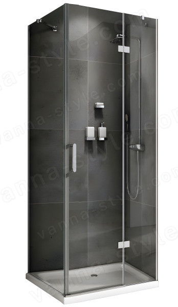 Душевой уголок Abber Zart AG08090-S71 90x70, профиль хром 90x70, профиль хром