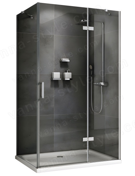 Душевой уголок Abber Zart AG08120-S91 120x90, профиль хром 120x90, профиль хром
