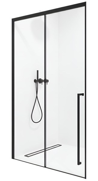 Душевая дверь Timo TDSS-120/13C-8R 120x200, профиль никель 120x200, профиль никель