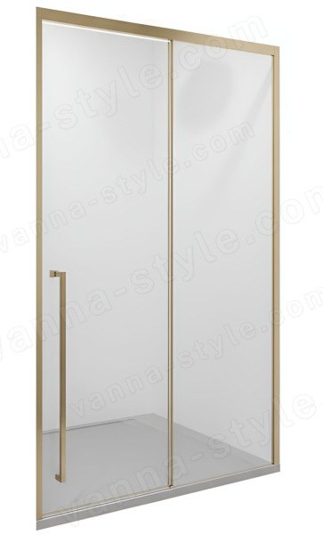 Душевая дверь Timo TDSS-140/17C-8L 140x200, профиль матовое золото 140x200, профиль матовое золото