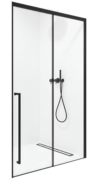 Душевая дверь Timo TDSS-140/13C-8L 140x200, профиль никель 140x200, профиль никель